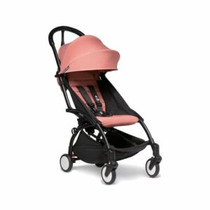 BABYZEN Kinderwagen YOYO2 6+ Black mit Textilset Ginger