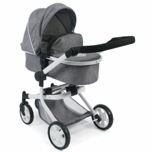 BAYER CHIC 2000 Kombi-Puppenwagen MIKA Jeans grey