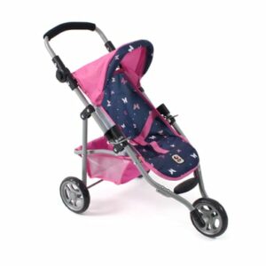 BAYER CHIC 2000 Puppenbuggy LOLA Butterfly navy-pink
