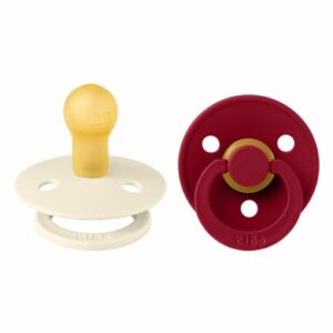 BIBS® Schnuller Colour Ivory/Ruby 0-6 Monate