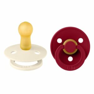 BIBS® Schnuller Colour Ivory/Ruby 6-18 Monate