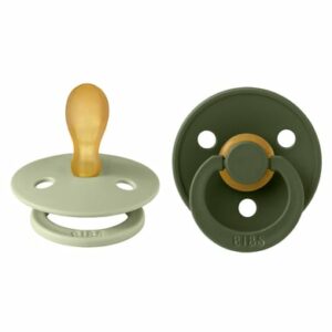 BIBS® Schnuller Colour Symmetrischer Sauger Sage & Hunter Green 6-18 Monate