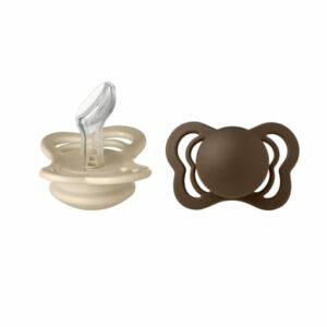 BIBS® Schnuller Couture Vanilla & Mocha Silikon 0-6 Monate