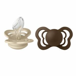 BIBS® Schnuller Couture Vanilla/Mocha Silikon 6-18 Monate