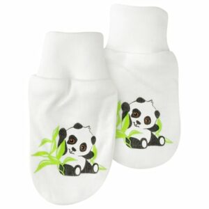 Baby Sweets Handschuhe Happy Panda grün weiß