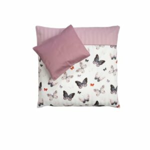 Be Be 's Collection Bettwäsche Butterfly Bunt 80x80 cm