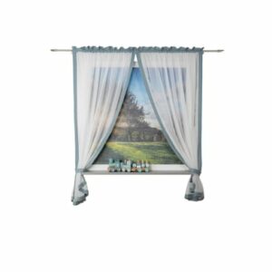 Be Be 's Collection Vorhang-Schlaufenschal 2-tlg. Froschkönig 100x170 cm
