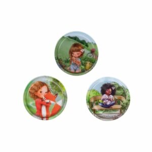 Belmil Patch Belmil Patches mit Klettverschluss Set 3-teilig I love my Animals