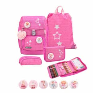 Belmil Schulranzen Premium Comfy Plus Set 5-teilig Candy