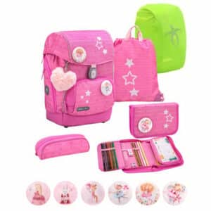 Belmil Schulranzen Premium Comfy Plus Set 6-teilig Candy