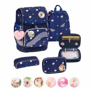 Belmil Schulranzen Premium Smarty Plus Set 5-teilig Daisy
