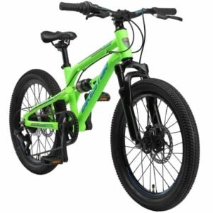 Bikestar Kinderrad Fully MTB Alu 20 Zoll grün