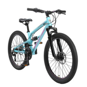 Bikestar Kinderrad Fully MTB Alu 24 Zoll blau