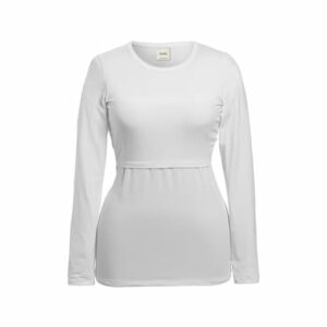 Boob Long sleeve Nursing Top weiß