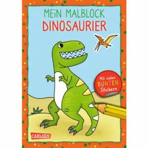 CARLSEN Mein Malblock: Dinosaurier
