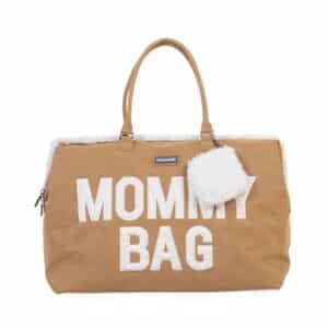 CHILDHOME Mommy Bag Velours braun