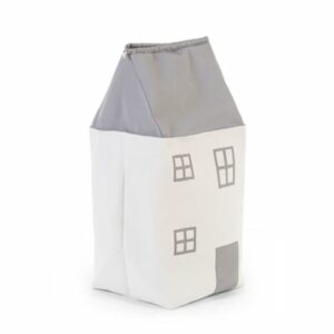 CHILDHOME Spielzeugtasche Haus grau-ecru