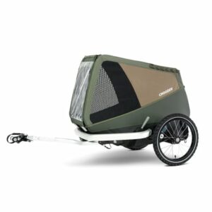 CROOZER Hundefahrradanhänger Dog Enna Moss green