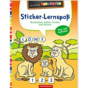 Coppenrath Lernerfolg Vorschule: Sticker-Lernspaß (Wilde Tiere)