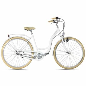 DaCapo Cityrad 3-Gänge Damenfahrrad Milano 28 Zoll weiß