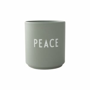 Design Letters Porzellanbecher Favourite Cups mit Lasergravur green