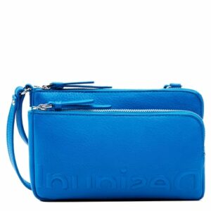 Desigual Mone Half Logo 22 Linda Mini - Umhängetasche 19 cm blau