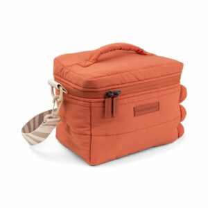 Done by Deer™ Gesteppte Thermotasche Croco Papaya