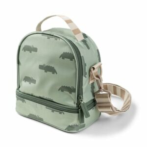 Done by Deer™ Isolierter Kinder-Lunchtasche Croco Grün