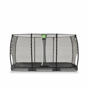 EXIT Allure Classic Bodentrampolin 214x366cm - schwarz