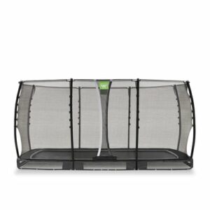 EXIT Allure Classic Bodentrampolin 244x427cm - schwarz