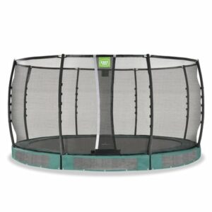 EXIT Allure Premium Bodentrampolin ø 427cm - grün