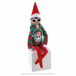 Elf on the Shelf The Elf on the Shelf® Elf Outfit - Love & Peace Hoodie Mehrfarbig