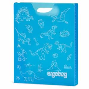 Ergobag Zubehör - Heftebox inkl. Griff 31 cm Dinosaurier