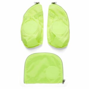 Ergobag Zubehör Pack/Cubo/Cubo Light/Wide Fluo - Seitentaschen Zip-Set 3tlg. gelb