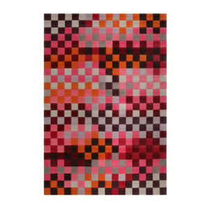Esprit Kurzflorteppich Pixel rot