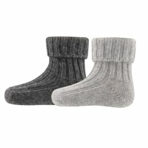 Ewers Socken Doppelpack hellgrau/dunkelgrau