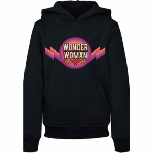 F4NT4STIC Hoodie DC Comics Wonder Woman Rainbow Logo schwarz