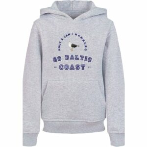 F4NT4STIC Hoodie Möwe Knut & Jan Hamburg heather grey