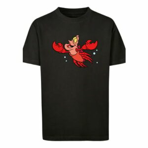 F4NT4STIC T-Shirt Disney Arielle die Meerjungfrau Sebastian Bubbles schwarz