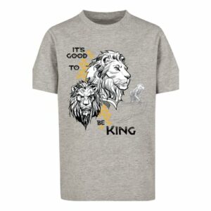 F4NT4STIC T-Shirt Disney König der Löwen Movie It's Good To Be King heather grey