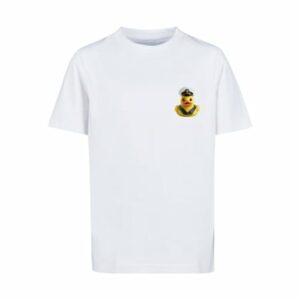 F4NT4STIC T-Shirt Rubber Duck Captain TEE UNISEX weiß
