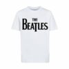 F4NT4STIC T-Shirt The Beatles Band Drop T Logo Black weiß