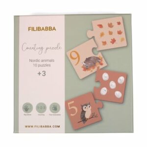 Filibabba Zähl-Puzzle - Nordische Tierwelt