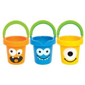 Gowi Lustige Monster Eimer - Set 3 Netz