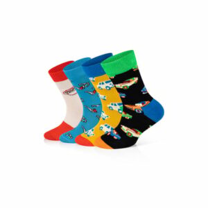 Happy Socks Socken 4-Pack Kids 3D Hotdog-Car multi_coloured