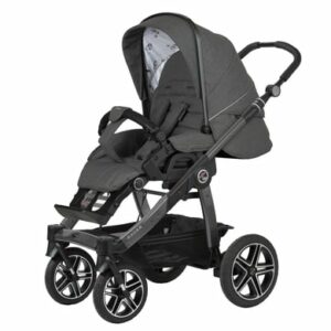 Hartan Kinderwagen Racer GTS mit Handbremse Casual Collection little penguin (910) Gestellfarbe platin