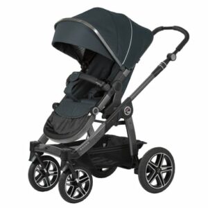 Hartan Kinderwagen Racer GTX mit Handbremse Casual Collection racing stars (912) Gestellfarbe platin