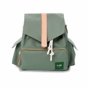 KAOS Wickelrucksack Ransel grün / natur