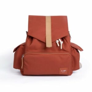 KAOS Wickelrucksack Ransel terracotta / natur