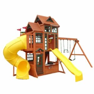 Kidkraft® Canyon Ridge Holz Klettergerüst/ Schaukelset